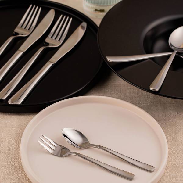 Gabeln VIENNA 10er-Set Silber - Metall - 3 x 3 x 15 cm