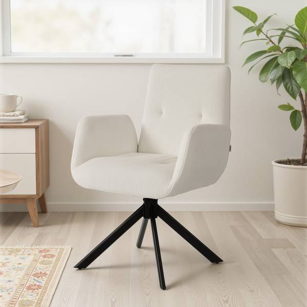 Sessel 83B-177V00CW Cremeweiß