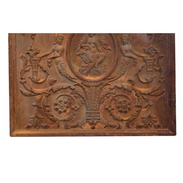 Kaminplatte ENGEL Braun - Gusseisen - 2 x 81 x 65 cm