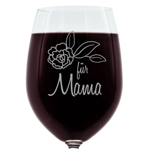 Gravur-Weinglas Für Mama, Thin Glas - 9 x 23 x 9 cm