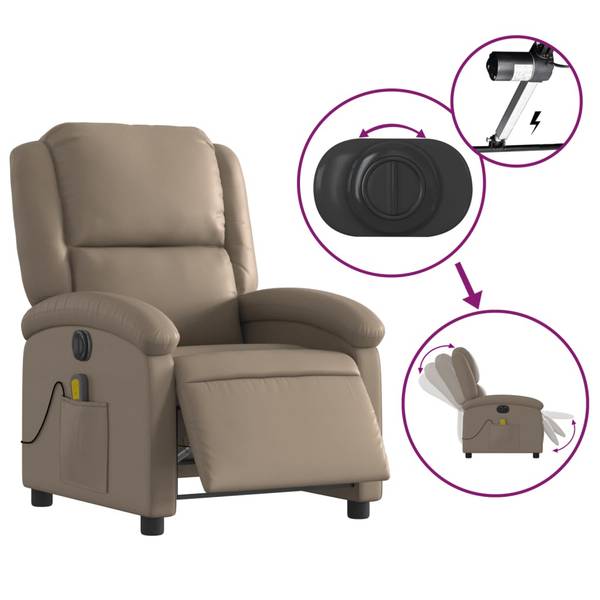 Massagesessel Elektrisch 3032266-4 Braun - Kaffeebraun