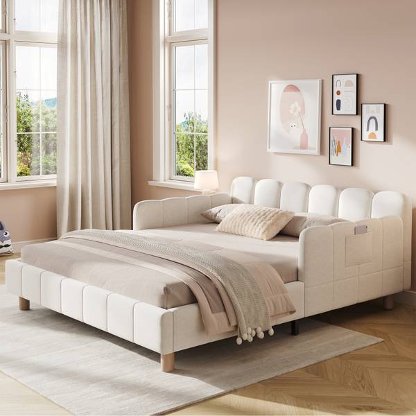 Polsterbett VELVSafe Tiefe: 202 cm