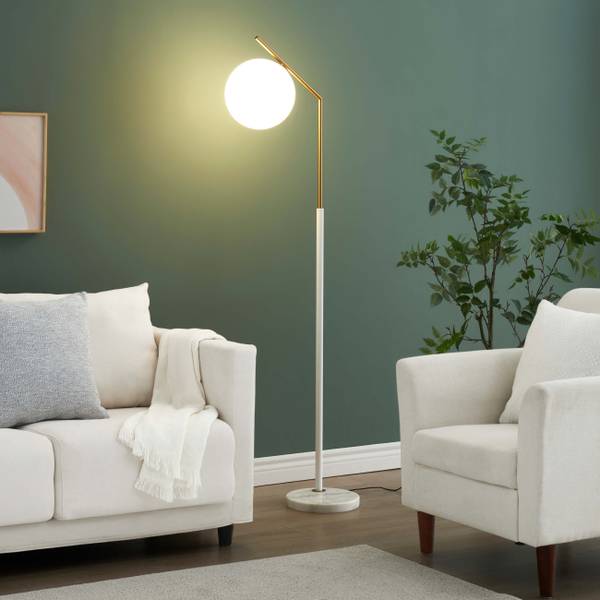 Stehleuchte Molia Gold - Metall - 26 x 165 x 165 cm