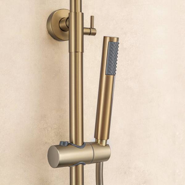 Regendusche Mit Duschtermostat Orlean Gold