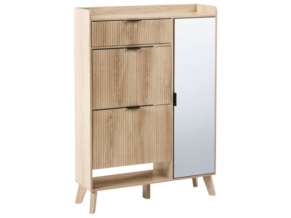 Schuhschrank MOONIE Braun - Holzwerkstoff - 84 x 118 x 25 cm