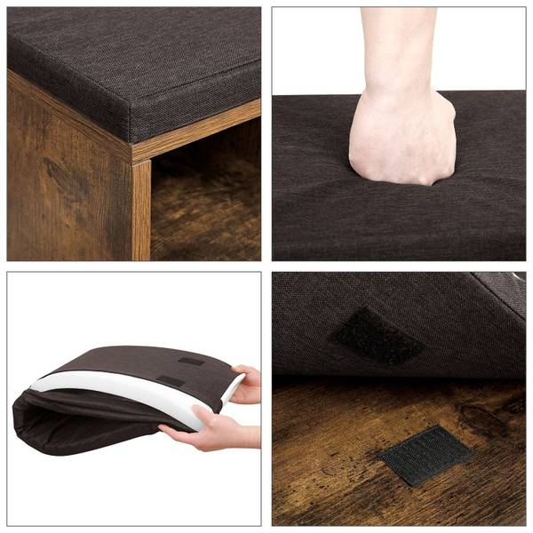 Schuhregal Bangui Braun - Holzwerkstoff - 105 x 48 x 30 cm
