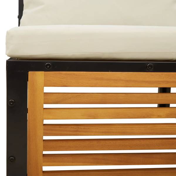 Garten Lounge Set 3033768-19 (7-teilig) Weiß - Akazie - 68 x 64 x 68 cm