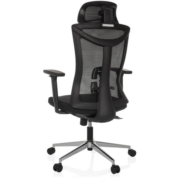 Bürostuhl KAMIAK Schwarz - Polyester - 68 x 132 x 68 cm