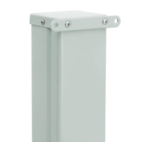 Seitenmarkise 3016425-6 Braun - Polyester - Stahl - 300 x 100 x 1 cm