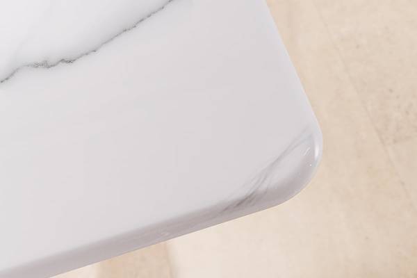 Couchtisch ART LIVING Weiß - Marmor - 130 x 45 x 70 cm