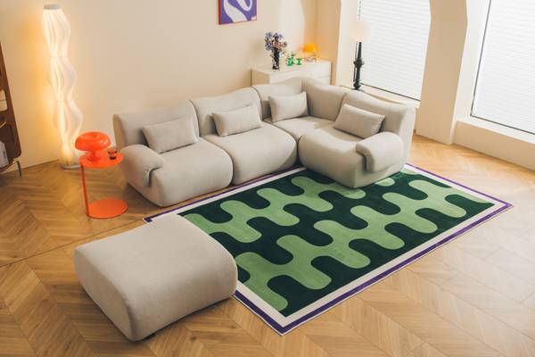 Ecksofa sofaTIME mit Ottomane Beige