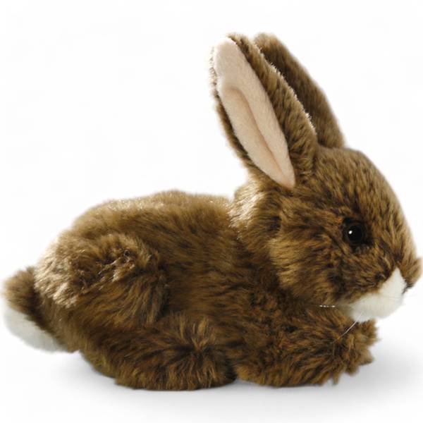Kuscheltier Hase Braun - Kunstfell - 9 x 12 x 17 cm