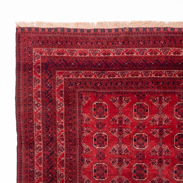 Orientteppich Oriental Rot - Naturfaser - 203 x 1 x 275 cm