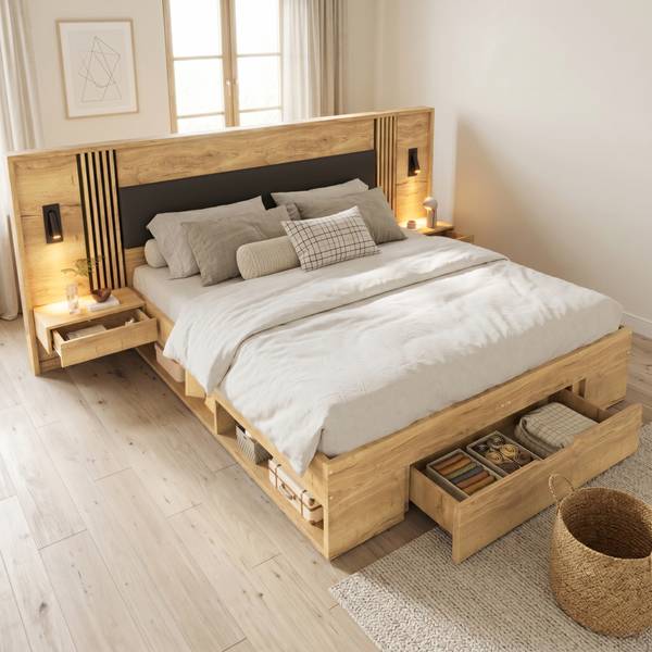 Holzbett DianaWoody Ⅱ Liegefläche Breite: 180 cm