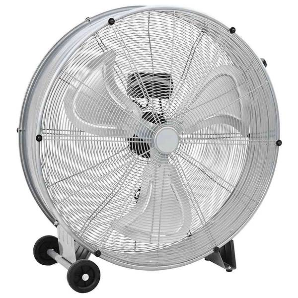 Trommelventilator M767270 Silber - Metall - 37 x 82 x 79 cm