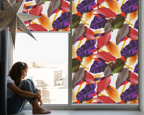 Rolgordijn KALEIDO 60 x 140 cm