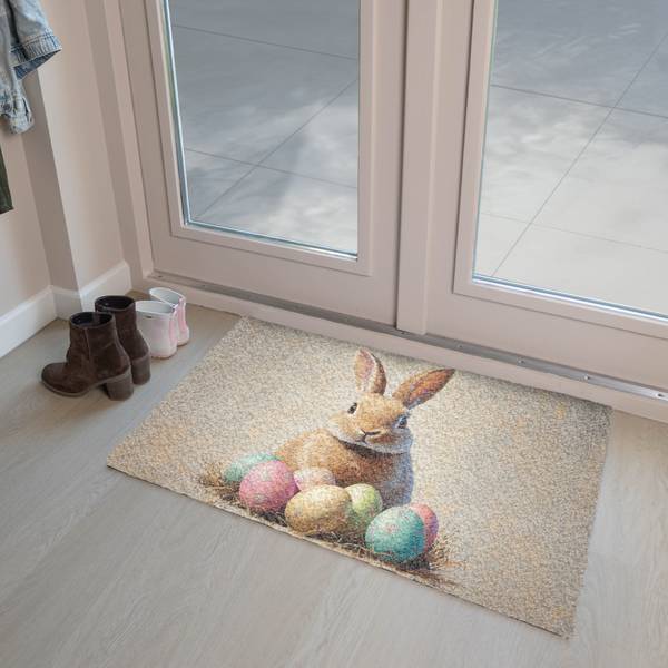 FUßMATTE Hase 90 x 60 cm