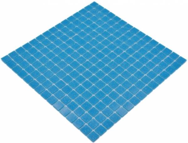 Mosaikfliesen 200-A14-N Blau - Glas - 31 x 31 x 31 cm