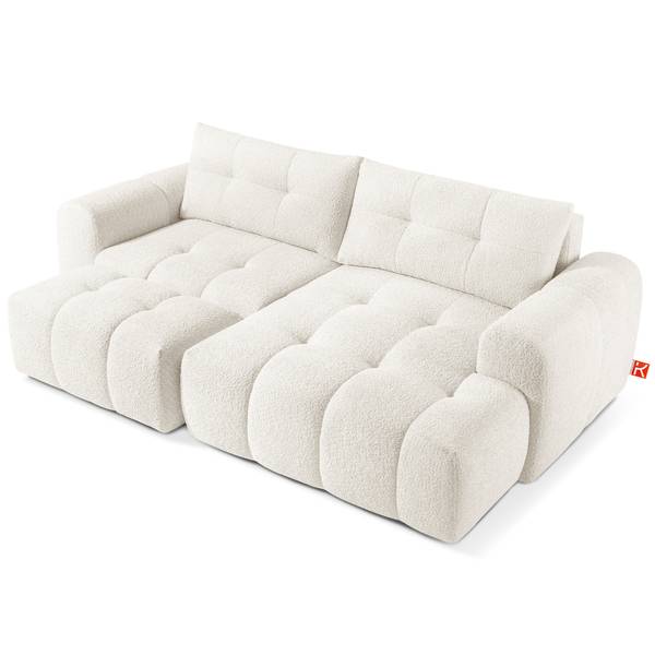 Ecksofa RAVIA Weiß