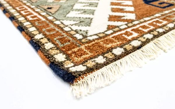 Orientteppich Oriental Orange - Wolle - 208 x 2 x 298 cm