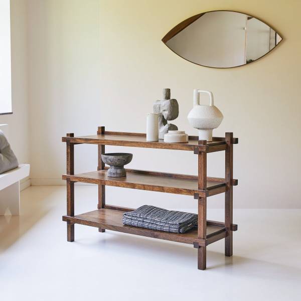 Konsolentisch Arko Braun - Mango - 123 x 82 x 40 cm