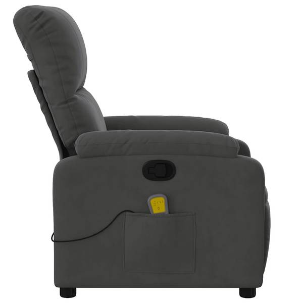 Fauteuil inclinable de massage 3032476 Gris foncé - Gris