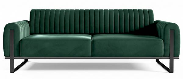3-Sitzer-Sofa PARISSA Grün - Breite: 228 cm
