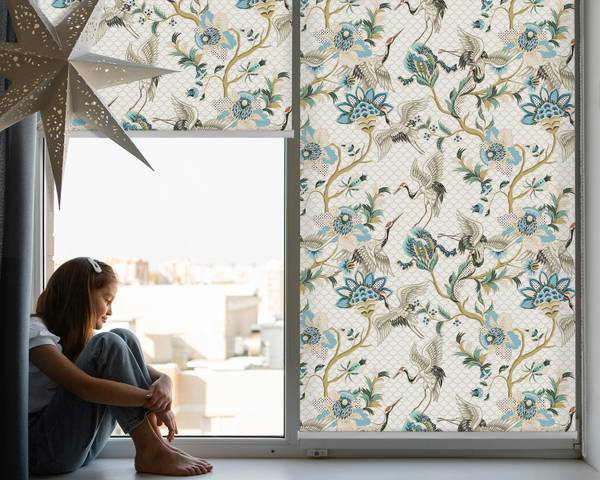 Verdunkelungsrollo FLORAVIS 60 x 140 cm