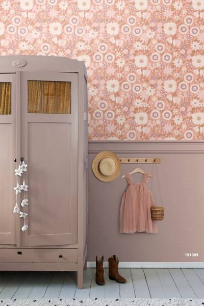 Tapete 132159 Pink - Papier - 50 x 900 x 50 cm