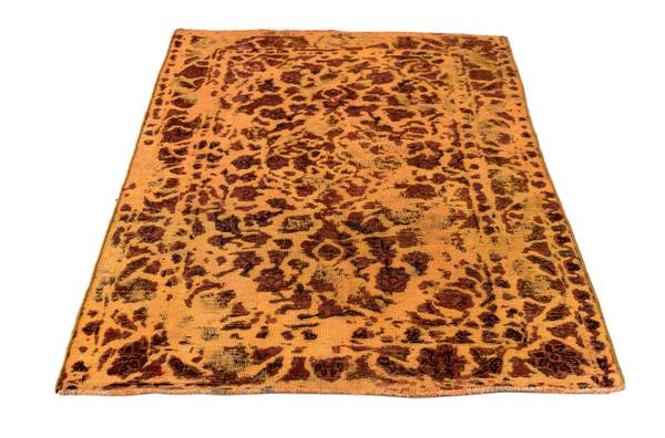Vloerkleed Vintage Royal XXXIV oranje - wol - 94 x 1 x 137 cm