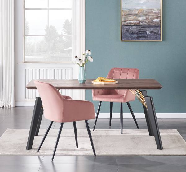 Esszimmerstuhl Camden, 2-teilig Pink