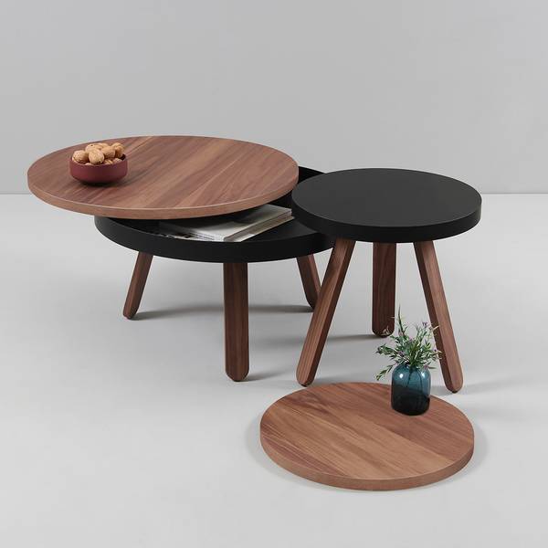 Batea M Couchtisch Walnuss