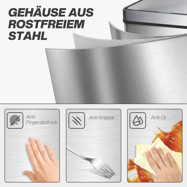 Sensor-Mülleimer 851-072V01SR Fassungsvermögen: 60 L