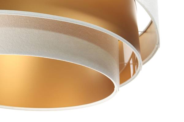 Hängeleuchte Triniti Bright Gold - Weiß