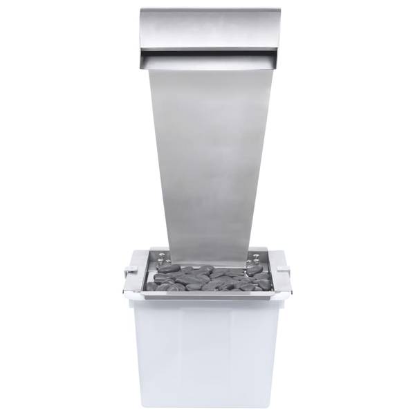 Gartenbrunnen 48093 Silber - Edelstahl - 48 x 82 x 52 cm