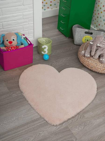 Teppich Kinderzimmer beige Heart Creme