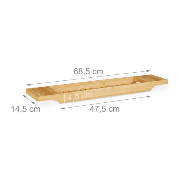 105293 Marron - Bois composite - 17 x 7 x 72 cm
