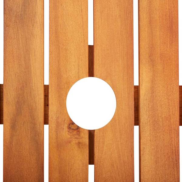 Garten-Essgruppe 3012912-2 (5-teilig) Grau - Polyester - Akazie - 88 x 74 x 88 cm