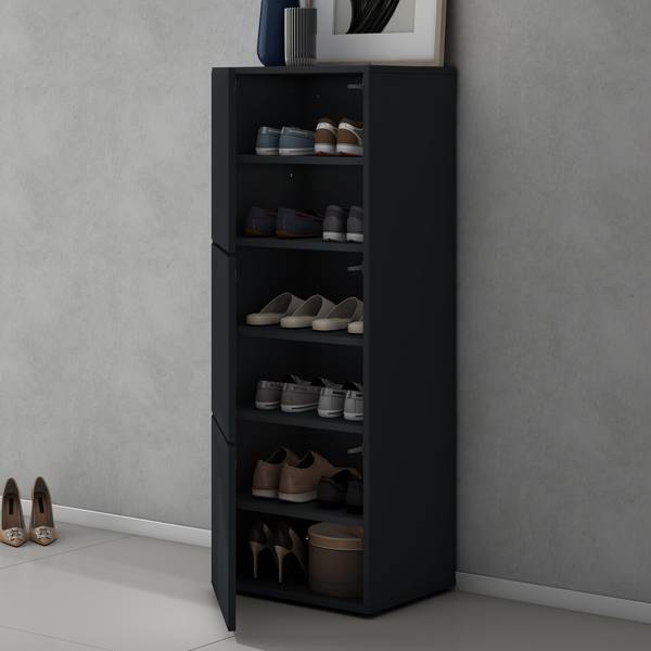 Schuhkommoden Schuhschrank F029 Anthrazit