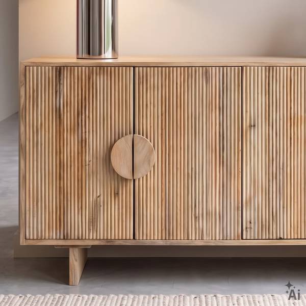 Sideboard DEVA Braun - Mango - 160 x 80 x 40 cm