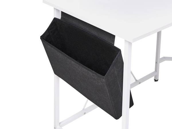 Bureau ARAMINGO Blanc - Bois manufacturé - 120 x 120 x 60 cm