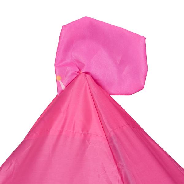 Speeltent prinsessen roze - geel - polyester - staal - 100 x 135 x 100 cm
