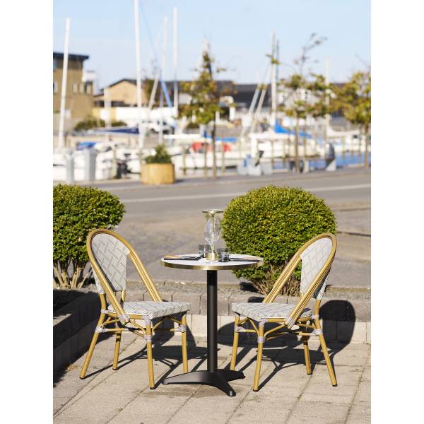Gartenmöbel VK8681847498674 Weiß - Aluminium - 60 x 73 x 60 cm