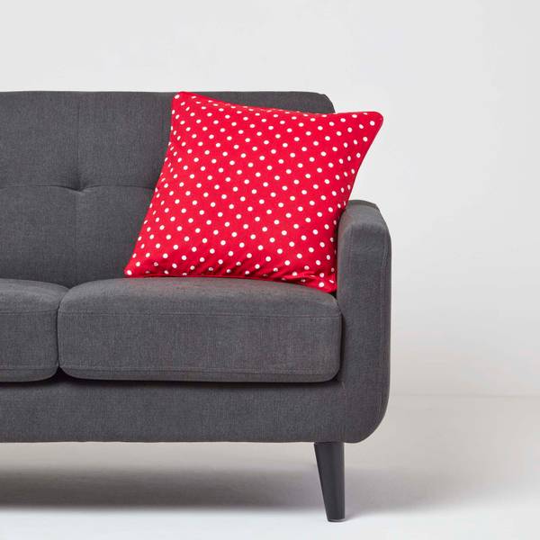 Kussenhoes CUPOLKA rood - 45 x 45 cm