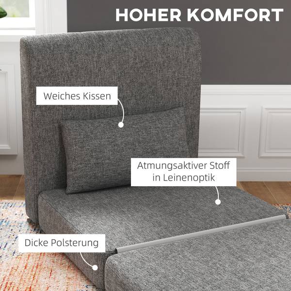 Bodensessel 83B-076V00GY Grau