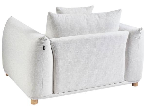 Sitzgruppe LUVOS 7-tlg Braun - Weiß - Textil - 104 x 75 x 104 cm