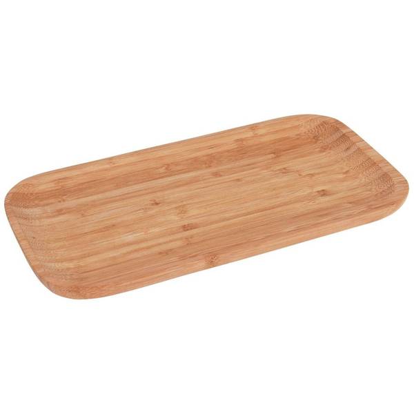 Serviertablett 153803 Braun - Bambus - 13 x 2 x 25 cm
