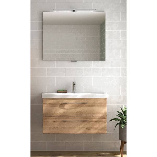 Waschtisch VILLATORO-66-31 Braun - Holzwerkstoff - 90 x 53 x 45 cm