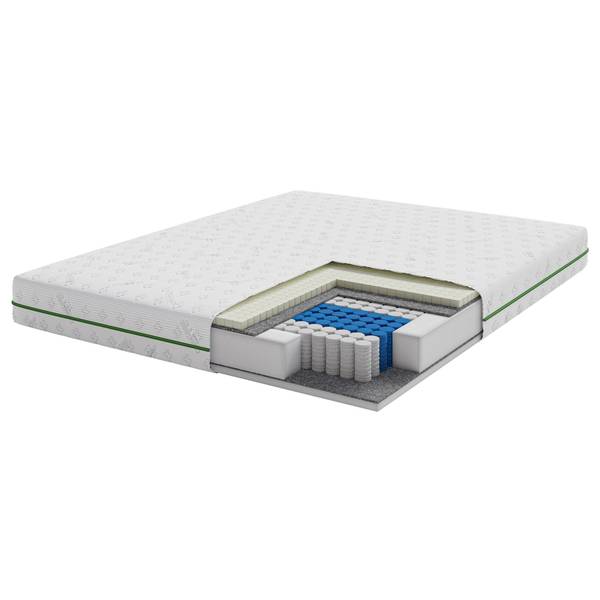 Matras Sompol wit - kunststof - 160 x 18 x 200 cm