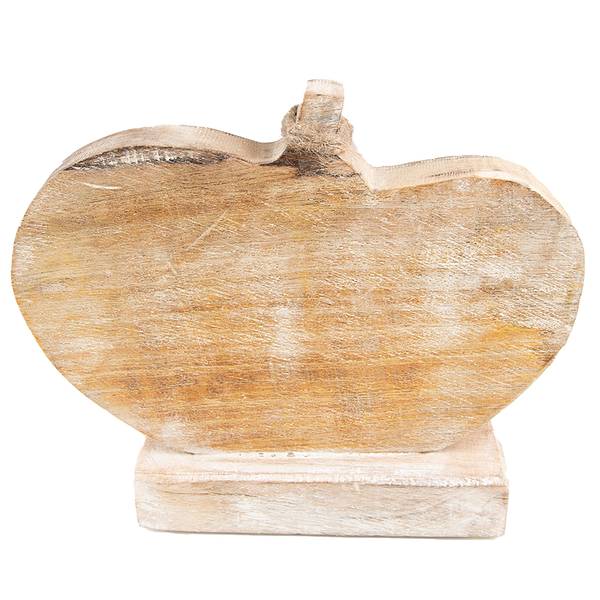 Decoratie Pompoen Deco&Colten bruin - plaatmateriaal op houtbasis - 29 x 6 x 22 cm